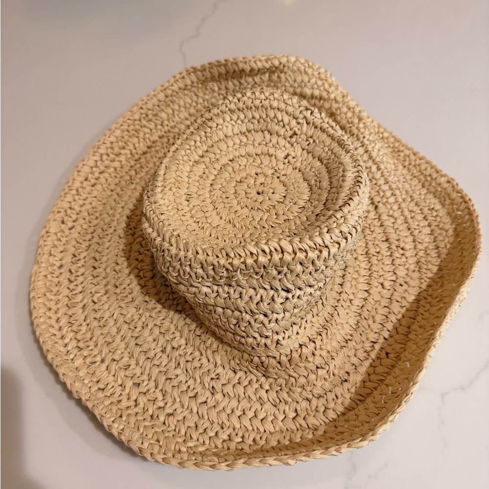 COS Natural Woven Hat
